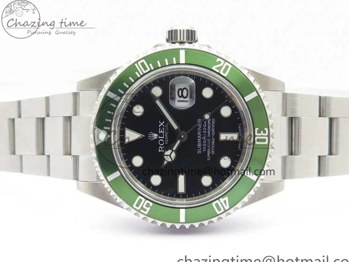 MiroTime 0502 Effortless Submariner 16610 LV Kermit Green 904L Steel ARF1:1 Best Edition on SS Bracelet SH 2577